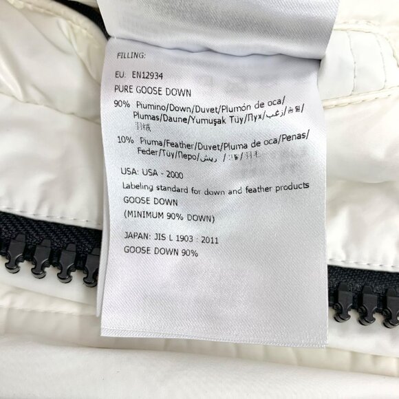 Moncler Richet white down jacket - Picture 9 of 9